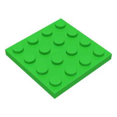 bright green plate 4 x 4