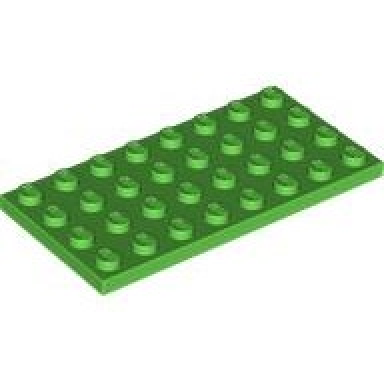 bright green plate 4 x 8