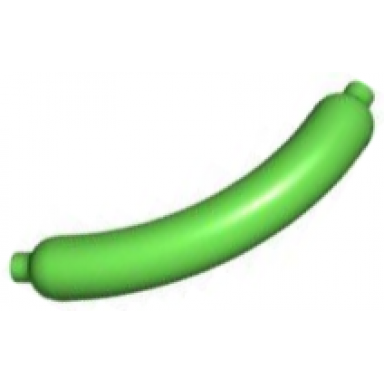 bright green hot dog sausage