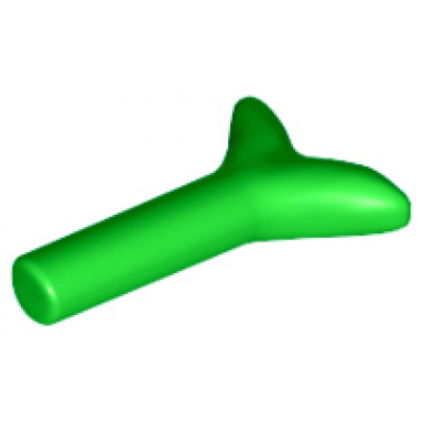 bright green carrot top twig