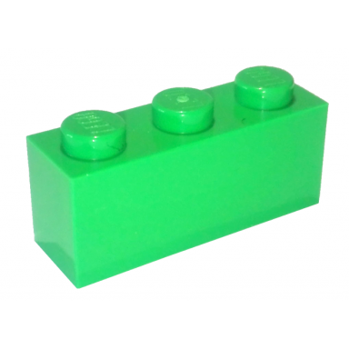 bright green brick 1 x 3