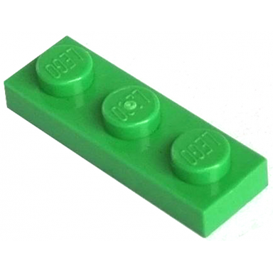 bright green plate 1 x 3