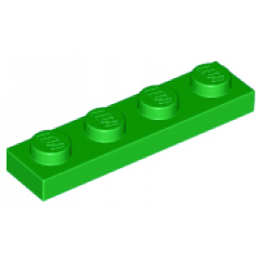 bright green plate 1 x 4