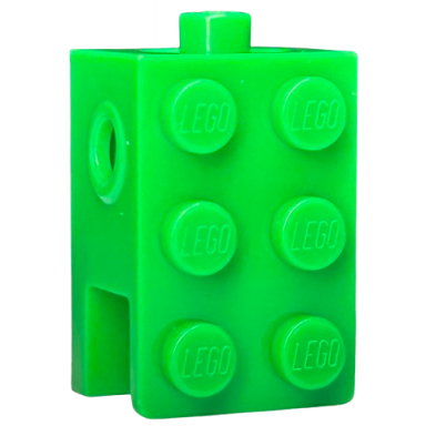 bright green torso 2 x 3 brick costume