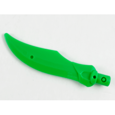 minifigure weapon sword curved blade with bar