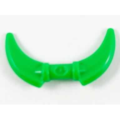 minifigure weapon hook with double blades