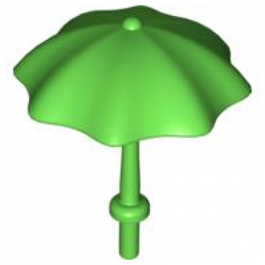 bright green duplo utensil umbrella with stop ring