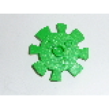 bright green duplo plant flower gear 8 tooth little robots