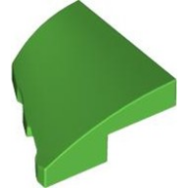 bright green wedge 2 x 2 x 2 3 right