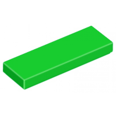 bright green tile 1 x 3