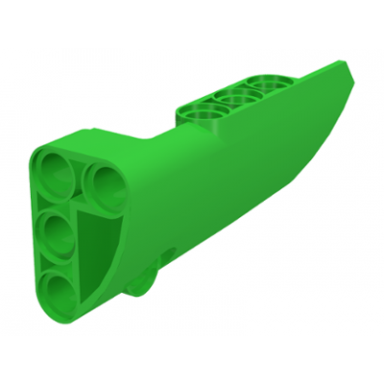 bright green technic panel fairing 4 small smooth long side b