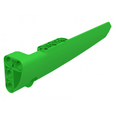 bright green technic panel fairing 6 long smooth side b