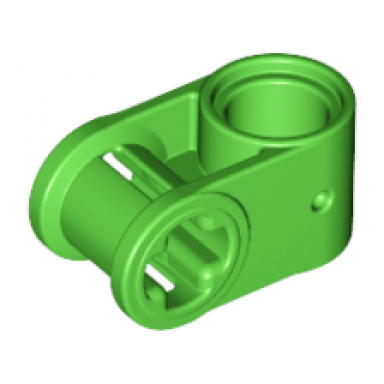 bright green technic axle and pin connector perpendicular