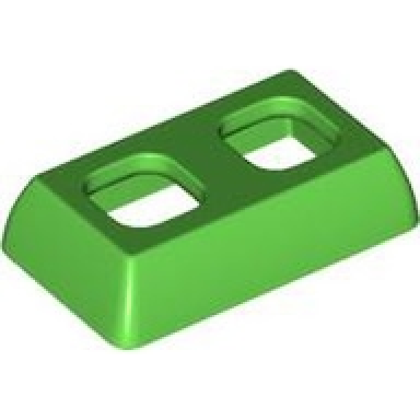 bright green minifigure skirt plastic straight short