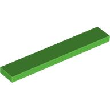 bright green tile 1 x 6