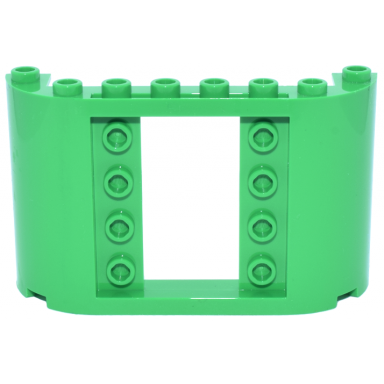 panel 2 x 8 x 4 with 2 x 3 1 3 cutout with 4 studs on each side