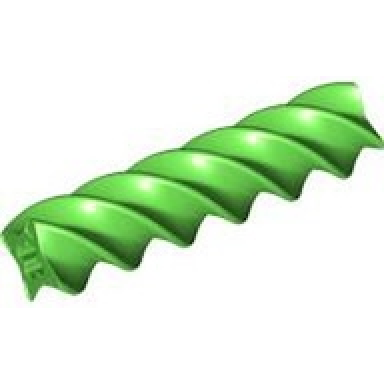 bright green technic gear worm screw 6l