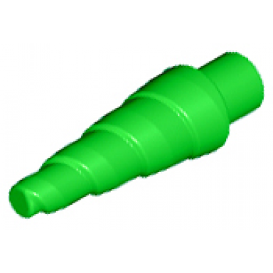 bright green horn unicorn spiral