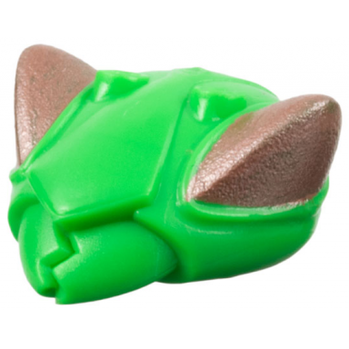 bright green minifigure head modified insectaloid warrior pattern toy story twitch