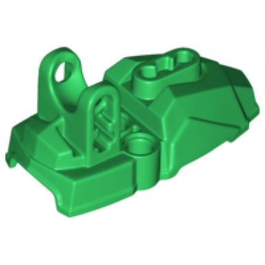 bright green hero factory foot with ball socket