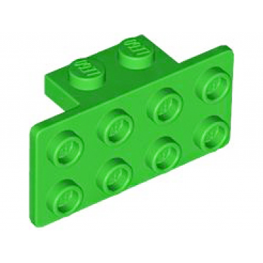 bright green bracket 1 x 2 - 2 x 4