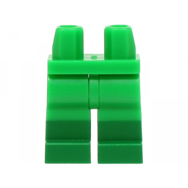 bright green hips and legs with molded green lower legs boots pattern bam