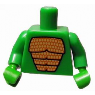 bright green torso scales pattern lizard costume bright green arms bright green hands