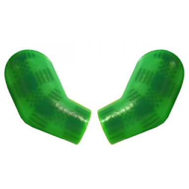 bright green arm matching left and right pair with green plaid pattern