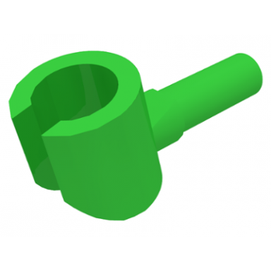 bright green hand