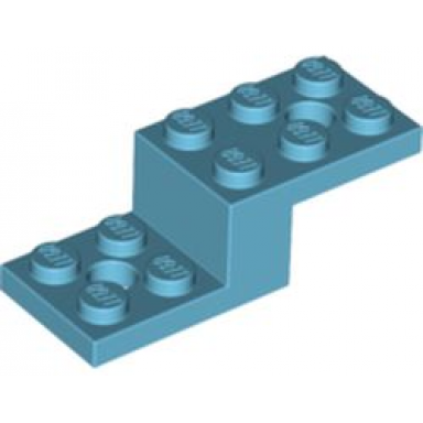 medium azure bracket 5 x 2 x 1 1 3 with 2 holes and bottom tube