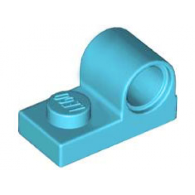 medium azure plate modified 1 x 2 with pin hole on top
