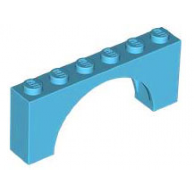 medium azure arch 1 x 6 x 2 - medium thick top without reinforced underside