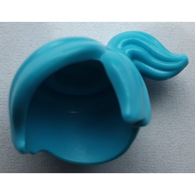 medium azure minifigure hair female ponytail off-center