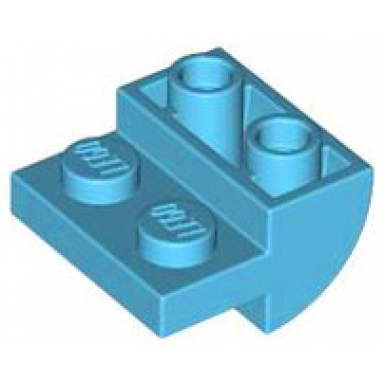 medium azure slope curved 2 x 2 inverted