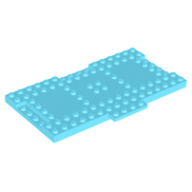 medium azure brick modified 8 x 16 x 2 3 with 1 x 4 indentations and 1 x 4 plate