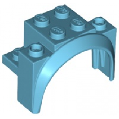 medium azure vehicle mudguard 4 x 2 1 2 x 2 1 3 with arch round