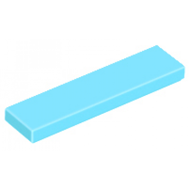 medium azure tile 1 x 4