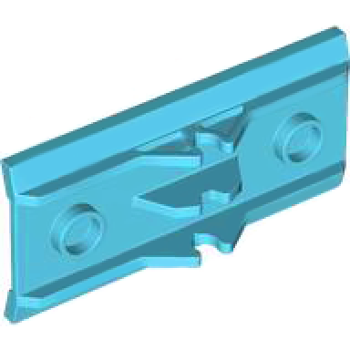 medium azure vehicle spoiler plow blade 6 x 3 with hinge