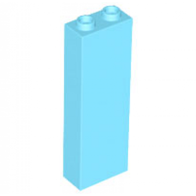 medium azure brick 1 x 2 x 5