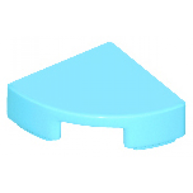 medium azure tile round 1 x 1 quarter