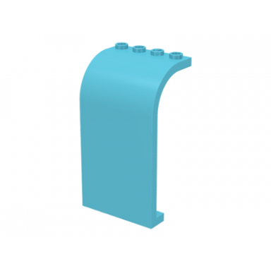 medium azure panel 3 x 4 x 6 curved top