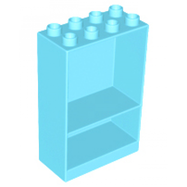 medium azure duplo furniture cabinet 2 x 4 x 5