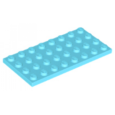 medium azure plate 4 x 8