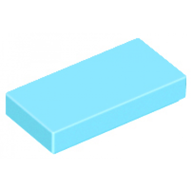 medium azure tile 1 x 2