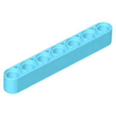 medium azure technic liftarm thick 1 x 7