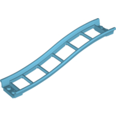 medium azure train track roller coaster ramp small 3 bricks elevation