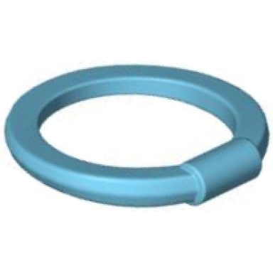 medium azure minifigure weapon hoop blade chakram
