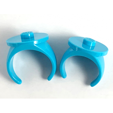 medium azure ring with stud 2 in bag multipack
