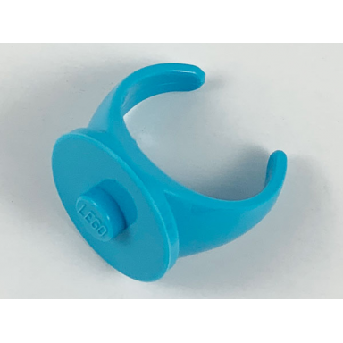 medium azure ring with stud - 14mm inside diameter