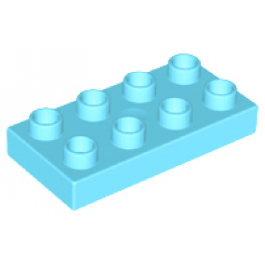 medium azure duplo plate 2 x 4 x 1 2 thick